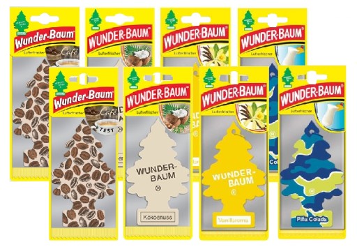WUNDER BAUM ZAPACH CHOINKA MIX ODŚWIEŻACZ DO AUTA