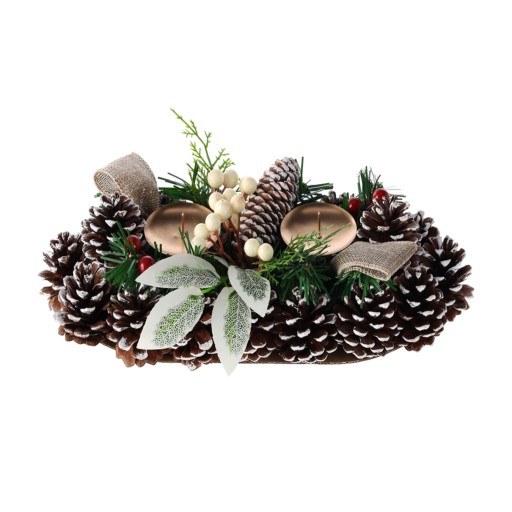ŚWIECZNIK BOŻONARODZENIOWY ŚWIĄTECZNY 30 CM