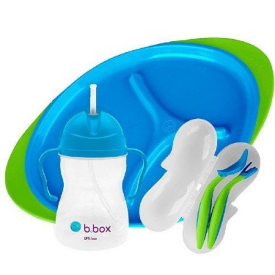 B.BOX Zestaw do karmienia bidon sztućce O Breeze