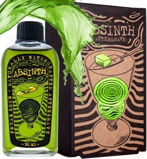 Pan Drwal AfterShave Absinth - ODŻYWCZA I NAWILŻAJĄCA WODA PO GOLENIU 90 ml