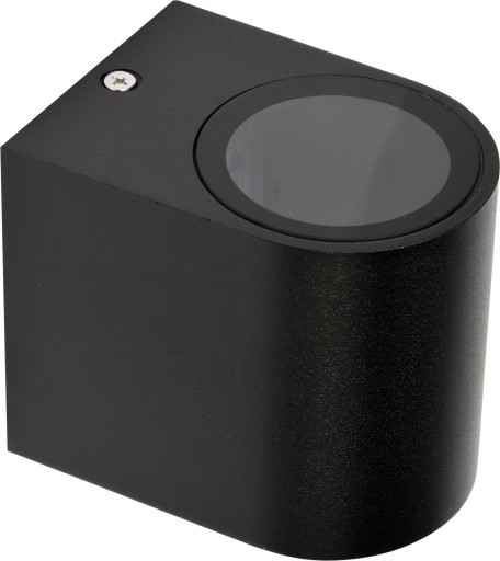 LAMPA ŚCIENNA ZEWNĘTRZNA CZARNA ALUM