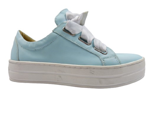 półbuty Trampki sportowe skórzane J.Wolski 37 blue