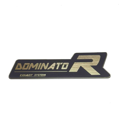 Emblemat DOMINATOR złota 120x36mm
