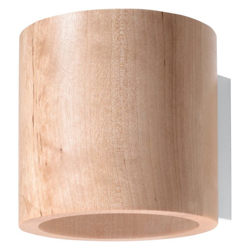 Lampa SKANDYNAWSKI STYL Kinkiet ORBIS Drewno WOOD