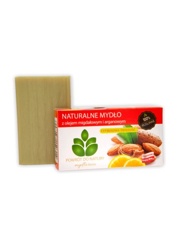 Roślinne naturalne mydło CYTRUSOWA ŚWIEŻOŚĆ z olej