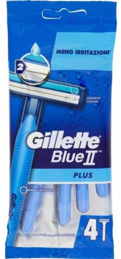 GILLETTE BLUE II PLUS MASZYNKI DO GOLENIA 4SZT