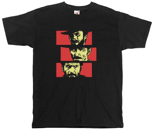 koszulka clint eastwood western konie motor WZORY