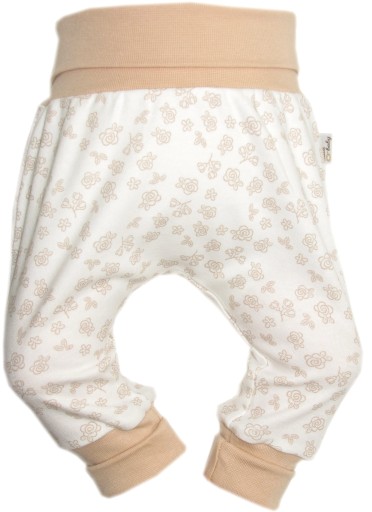 PÓŁŚPIOCHY BEZ STÓP SPODNIE BAGGY 80 RETRO ROSES /45/