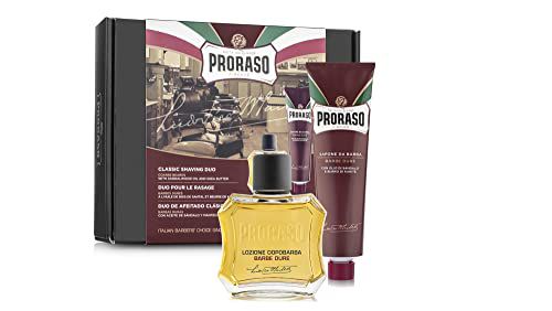 PRORASO SANDALWOOD OIL+SHEA BUTTER SHAVING GIFT SET