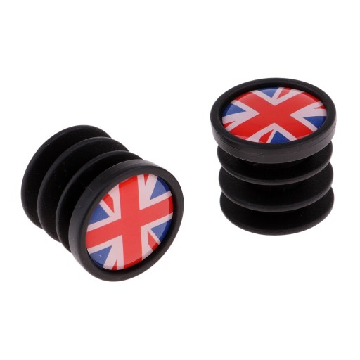 Brytyjski styl 22mm 1 para rowerowa flaga narodowa