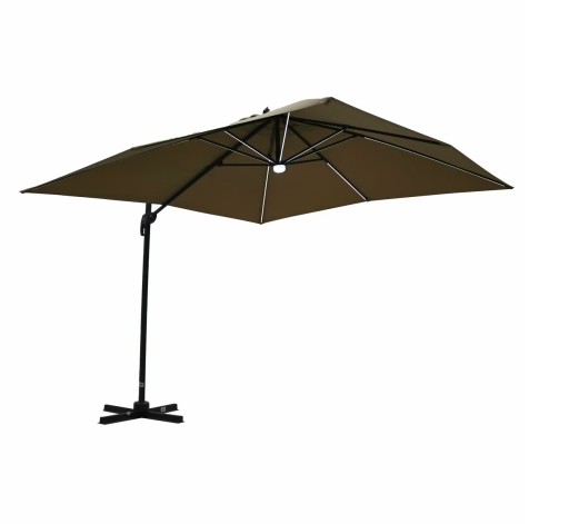 Parasol ogrodowy z lampką LED Jenny 300x300x258cm