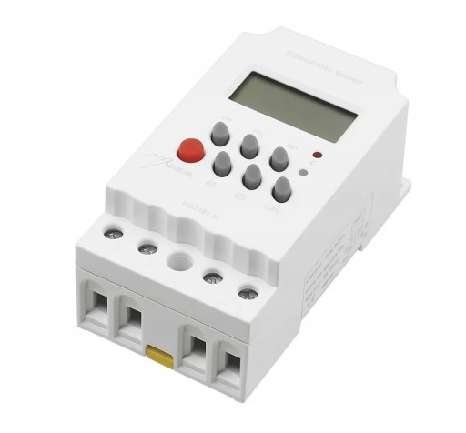 WŁĄCZNIK WYŁĄCZNIK CZASOWY 230V PROGRAMATOR CZASOWY TIMER NA SZYNĘ