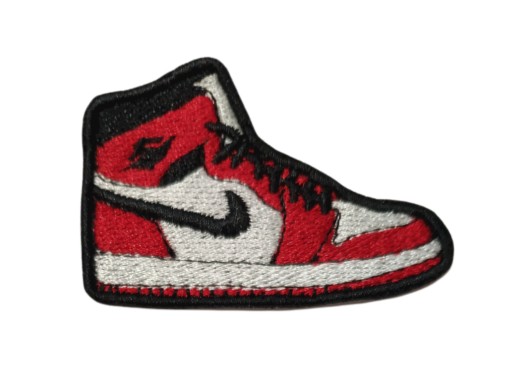 Naszywka but Nike Air Jordan haftowana termo