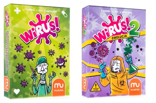 WIRUS + DODATEK WIRUS EWOLUCJA - Zestaw dwóch gier