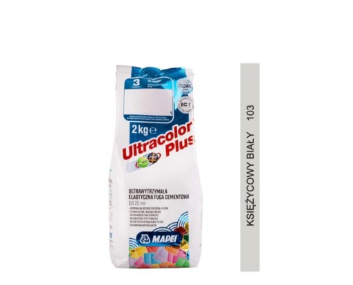 MAPEI Ultracolor Plus 2kg 103 Księżycowy Biały