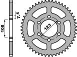 PBR ZĘBATKA TYLNA 707 49 C45 CAGIVA 50/80 (ŁAŃC. 428) 70749C45