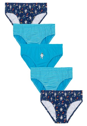 5 pack Minoti Majtki chłopięce slipy bawełna 158/164