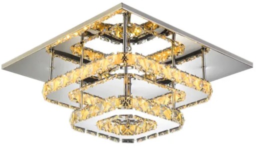 LAMPA SUFITOWA KRYSZTAŁOWA PLAFON GLAMOUR 8W