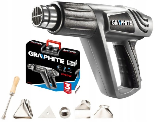 OPALARKA ELEKTRYCZNA 2000W 350°C GRAPHITE 59G522