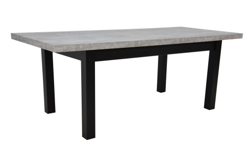 Duży solidny stół 90x160/210 LOFT nowoczesny BETON