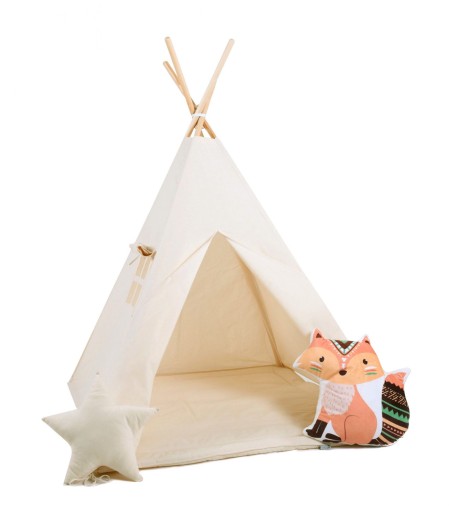 NAMIOT dla DZIECKA TPI -- ZESTAW z PODUSZKAMI -- namiot dzieci tipi domek w