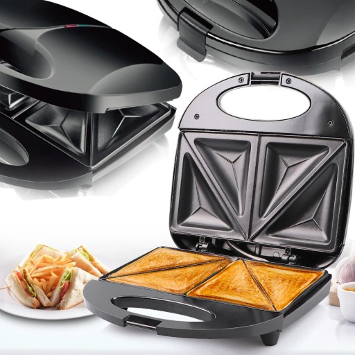 TOSTER OPIEKACZ DO KANAPEK TOSTÓW SANDWICH 1000W MOCNY DUŻA MOC GRZANKI