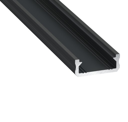 Profil aluminiowy listwa typ-D led czarny 1m