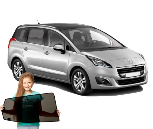 ZASŁONKI NA MAGNESACH PEUGEOT 5008 1 I 2009-2017