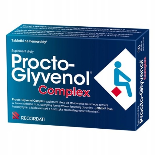 Procto-Glyvenol Complex tabl. 0,03g 30tabl