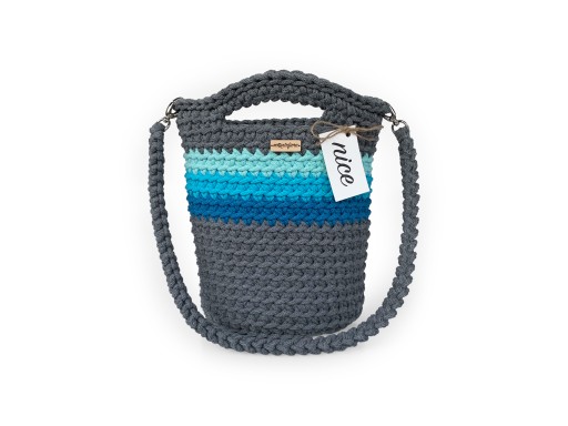 TORBA TOREBKA NA RAMIĘ Z BAWEŁNY HANDMADE KOLORY