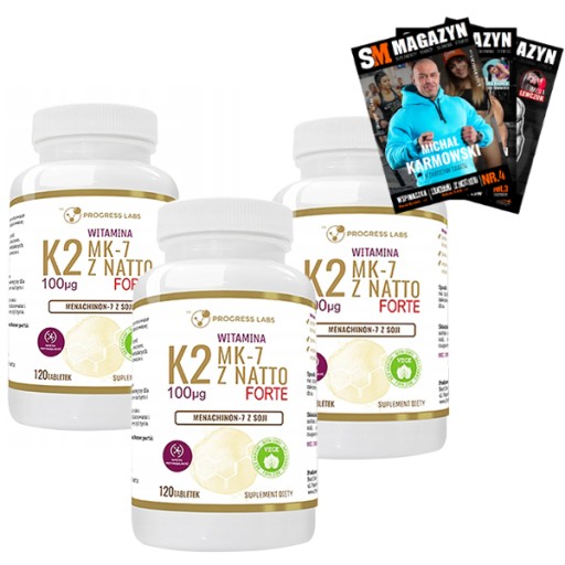 WITAMINA K2 MK-7 Z NATTO 100mcg FORTE 360 tab