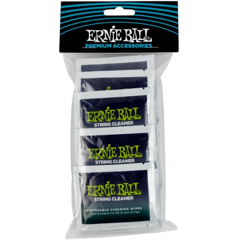 Ściereczka do czyszczenia strun do gitary - Ernie Ball 4249 - zestaw 20 szt