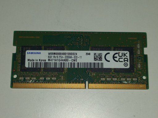Pamięć RAM DDR4 Samsung M471A1G44AB0-CWE 8GB używana z/do Asus GA503Q