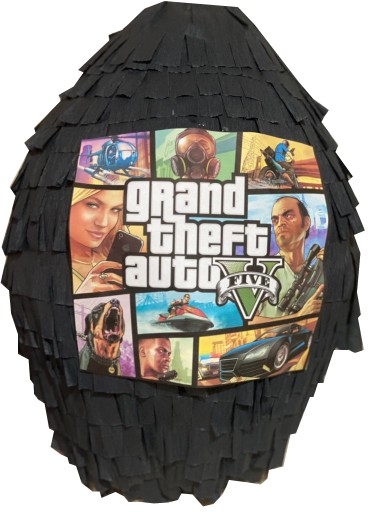 Pinata PINIATA URODZINOWA GTA 100CM GRATIS