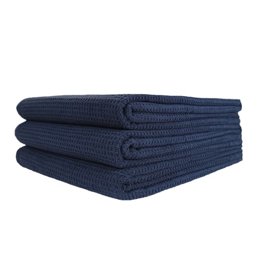 Duży Ręcznik Kąpielowy Gofer do Sauny 100x150cm Mr Towel Granatowy
