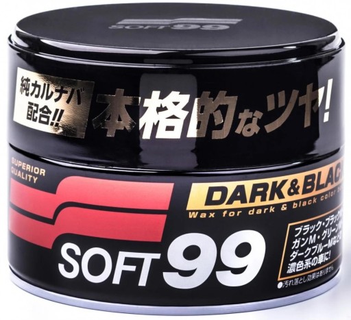 SOFT99 Dark & Black Wax Twardy wosk samochodowy 300g