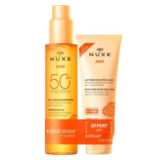 NUXE SUN olejek do opalania 30 SPF+ Balsam po opalaniu 100ml