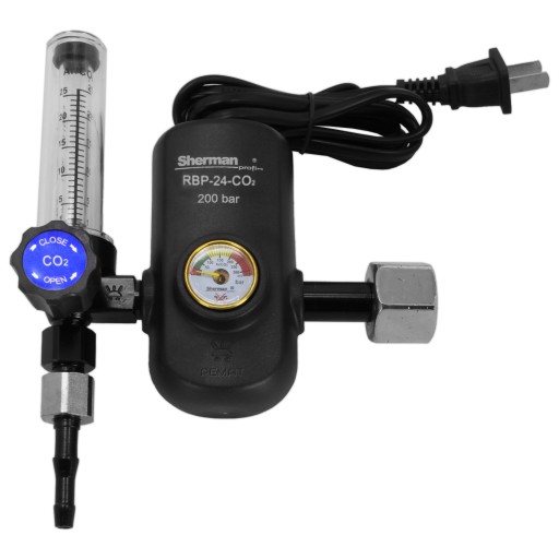Reduktor z rotametrem i podgrzewaczem CO2/Ar 24V