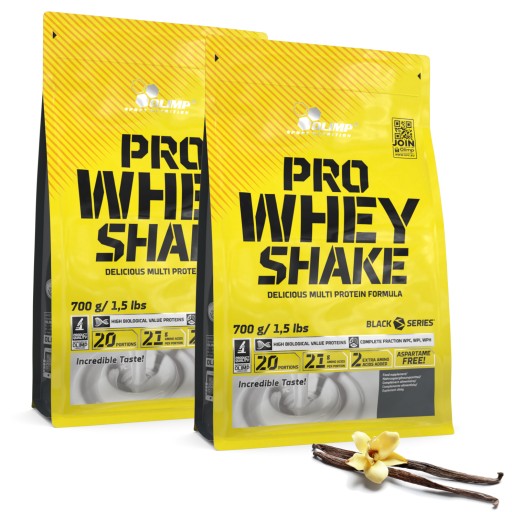 OLIMP Pro Whey Shake 2x700g 100% BIAŁKO WPC WPI
