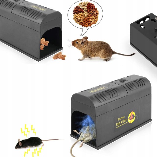 ELEKTRYCZNA ODSTRASZACZ PRZECIWKO KRETOM, KUNOM, MYSZOM I SZCZUROM 8000V