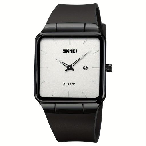 SKMEI unisex na co dzień kwadratowy zegarek kwarcowy ultraci