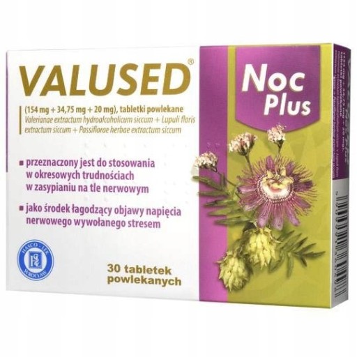 VALUSED Noc Plus 30 tabletek uspokajających