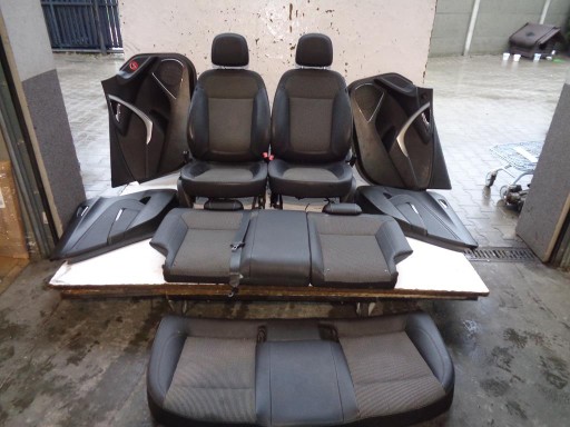 FOTELE SIEDZENIA PÓŁSKÓRA OPEL ASTRA 4 J HB