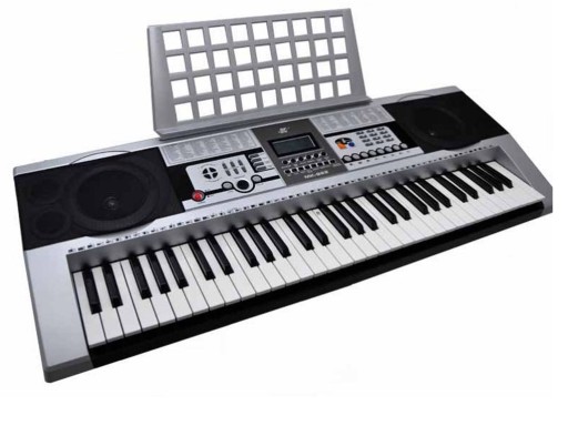 XL KEYBOARD ORGANY PIANINO MIKE MK-922 LCD STOJAK NUTY 61 KEY