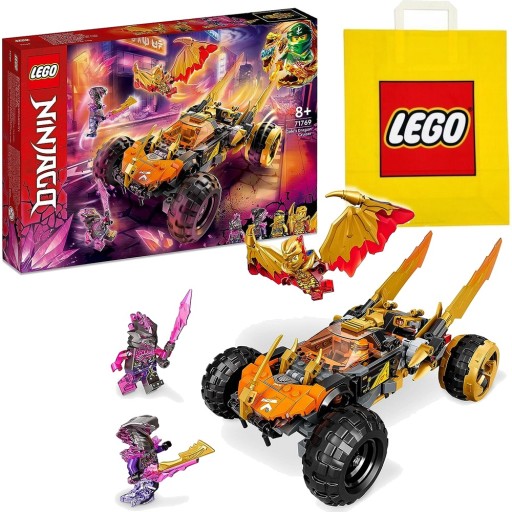 LEGO 71769 NINJAGO Smoczy krążownik Cole'a NINJA + Torba LEGO