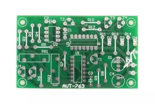AVT763A - Termometr RGB - płytka PCB