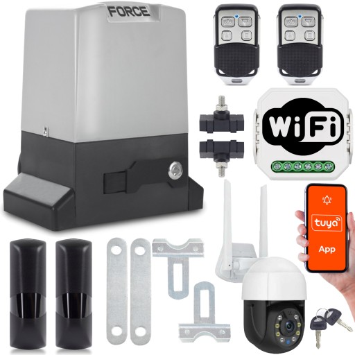 ZESTAW DO BRAM NAPĘD FORCE 760 WIFI PILOTY KAMERA