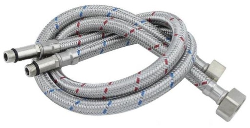 WĘŻYK DO BATERII (1/2''DŁ.KONIEC M10x1) 50cm 2szt