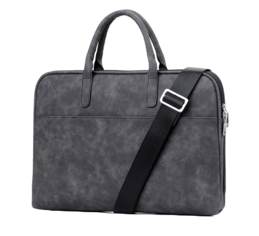 TORBA NA LAPTOPA DAMSKA 15'6 RÓŻ SZARY JAKOŚĆ NA RAMIĘ DO RĘKI