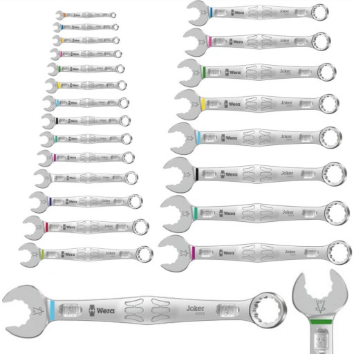 Wera Zestaw kluczy płasko oczkowych Joker 5,5-32mm